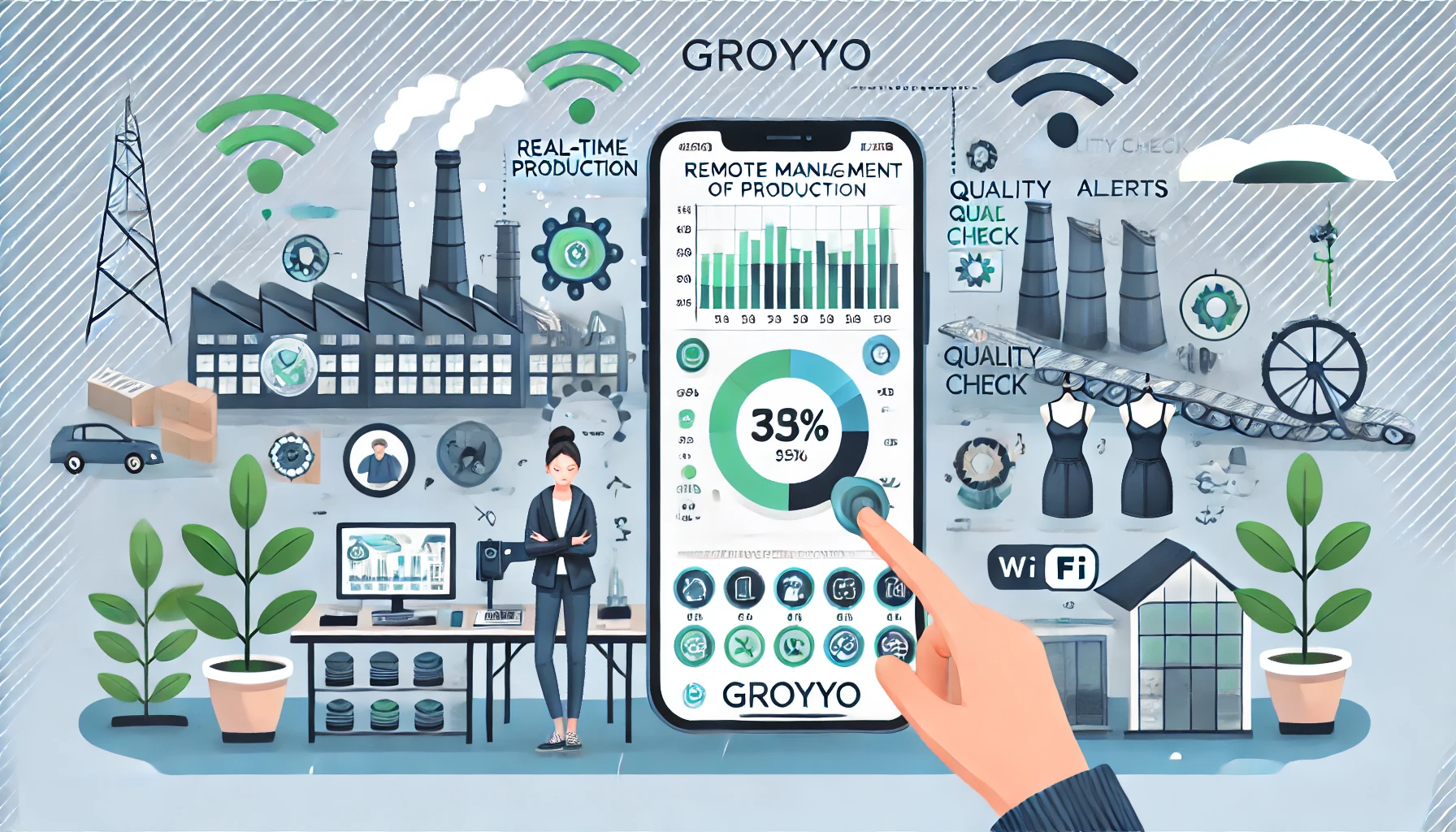 Managing Production Remotely with Groyyo’s Mobile App